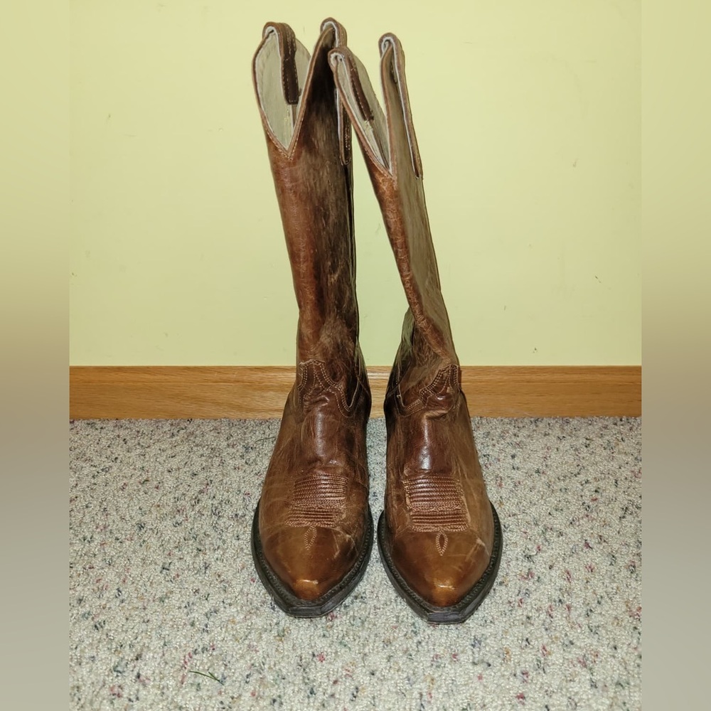 Idyllwind Women’s Cowboy Boots Size 9 Brown Genuine Leather Cowgirl Western